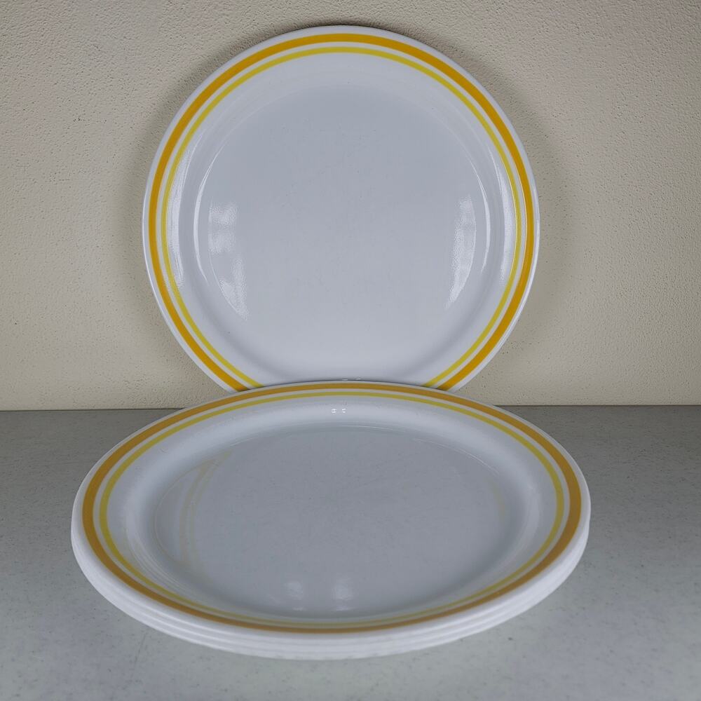 Set of 4 Corelle By Corning Citrus Dinner Plates 10.5 inch
